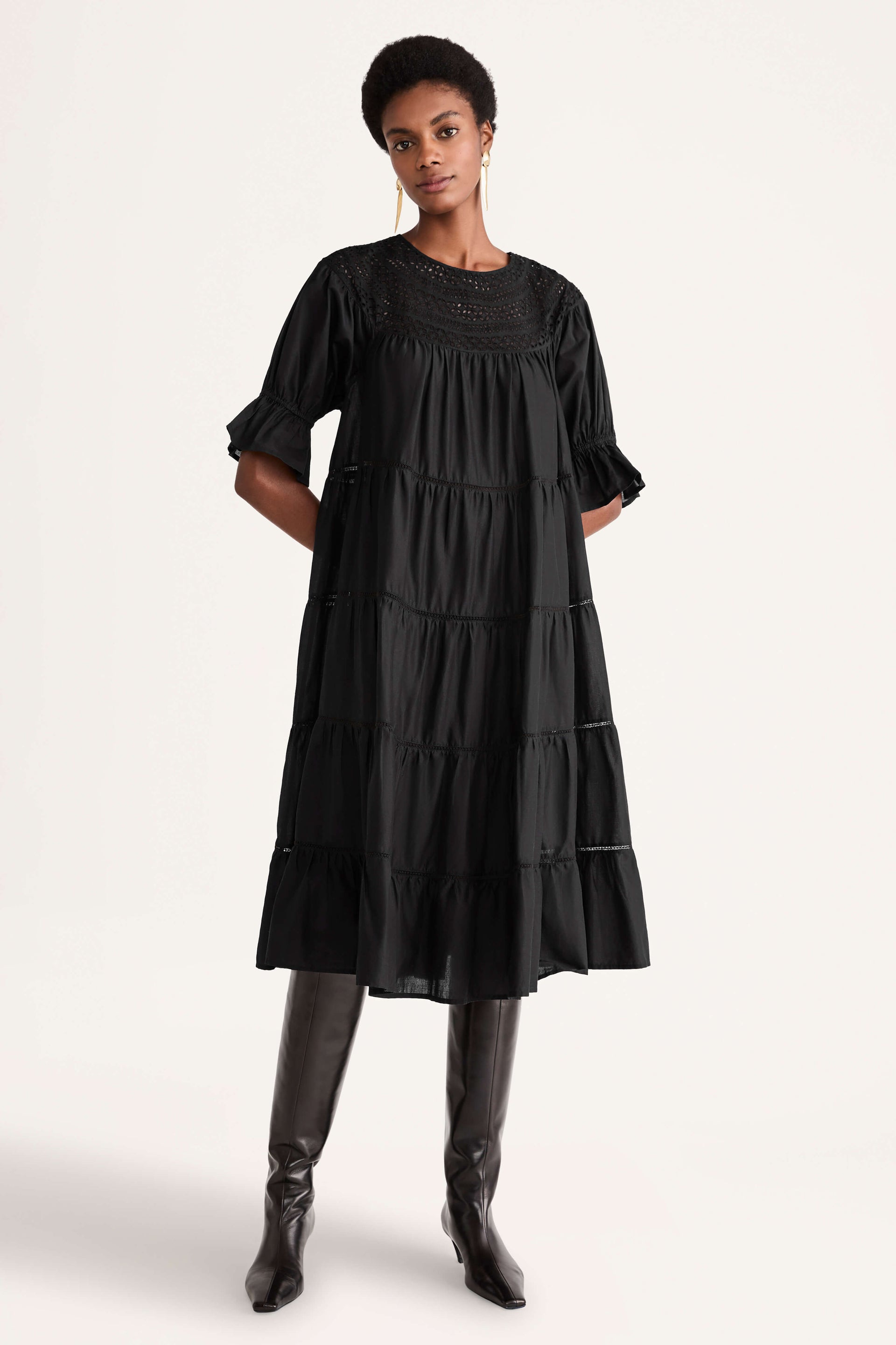 Paradis Eyelet Dress